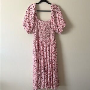 ARULA Red Floral Maxi Dress